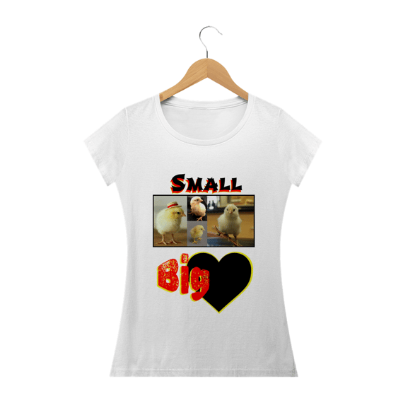T-shirt Feminina Branca e Colorida 