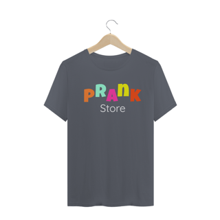 Nome do produto T-shirt Masculina Preta e Colorida (letra colorida) Prank Store 