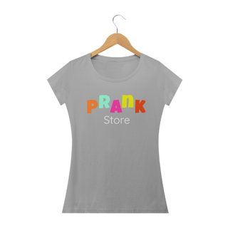 Nome do produto T-shirt Feminina Preta e Colorida (letra colorida) Prank Store