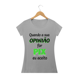 Nome do produto T-shirt Feminina Branca e Colorida (letra preta) 