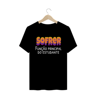 T-shirt Masculina Preta e Colorida 
