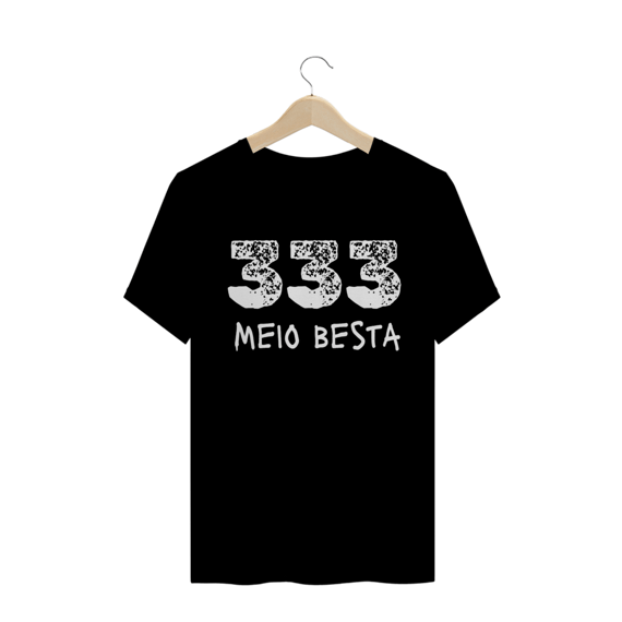 T-shirt Masculina Preta e Colorida (letra branca) 