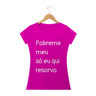 Nome do produto T-shirt Feminina Preta e Colorida (letra branca) 