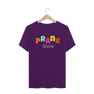 Nome do produto T-shirt Masculina Preta e Colorida (letra colorida) Prank Store 