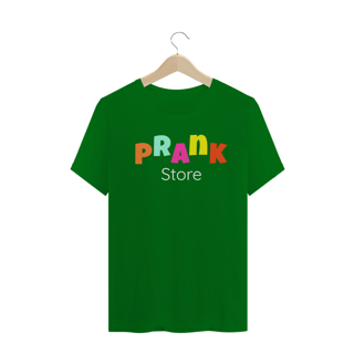Nome do produto T-shirt Masculina Preta e Colorida (letra colorida) Prank Store 