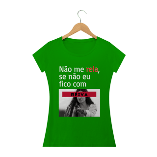 Nome do produto T-shirt Feminina Preta e Colorida (letra branca) 