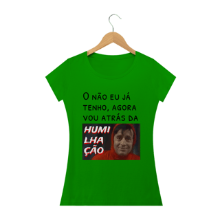 Nome do produto T-shirt Feminina Branca e colorida (letra preta) 