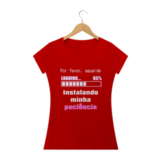 Nome do produto T-shirt Feminina Preta e Colorida (letra rosa) 