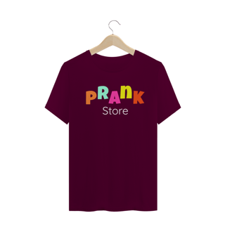 Nome do produto T-shirt Masculina Preta e Colorida (letra colorida) Prank Store 