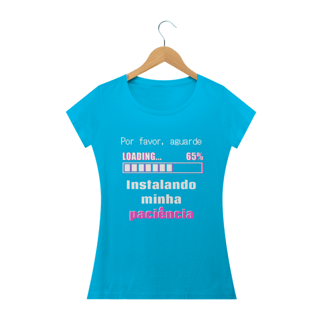 Nome do produto T-shirt Feminina Preta e Colorida (letra rosa) 