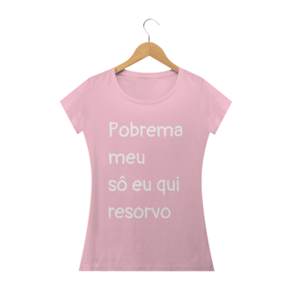 Nome do produto T-shirt Feminina Preta e Colorida (letra branca) 