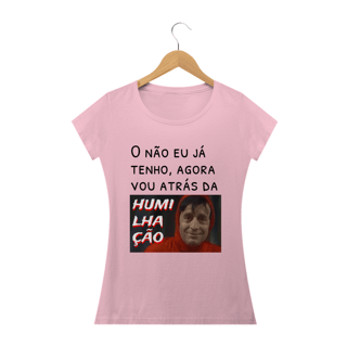 Nome do produto T-shirt Feminina Branca e colorida (letra preta) 