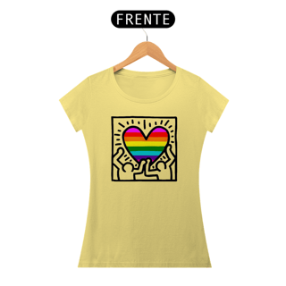 Nome do produto Keith Haring Coração Baby look 