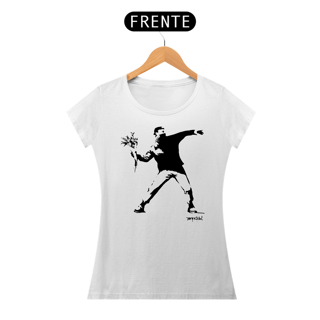 Nome do produto Banksy Flores Baby Look Prime