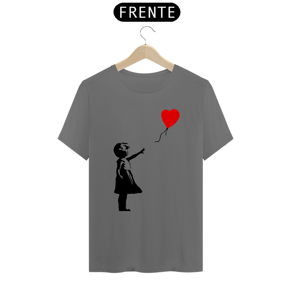 Nome do produto: Banksy Menina com Balão Estonada