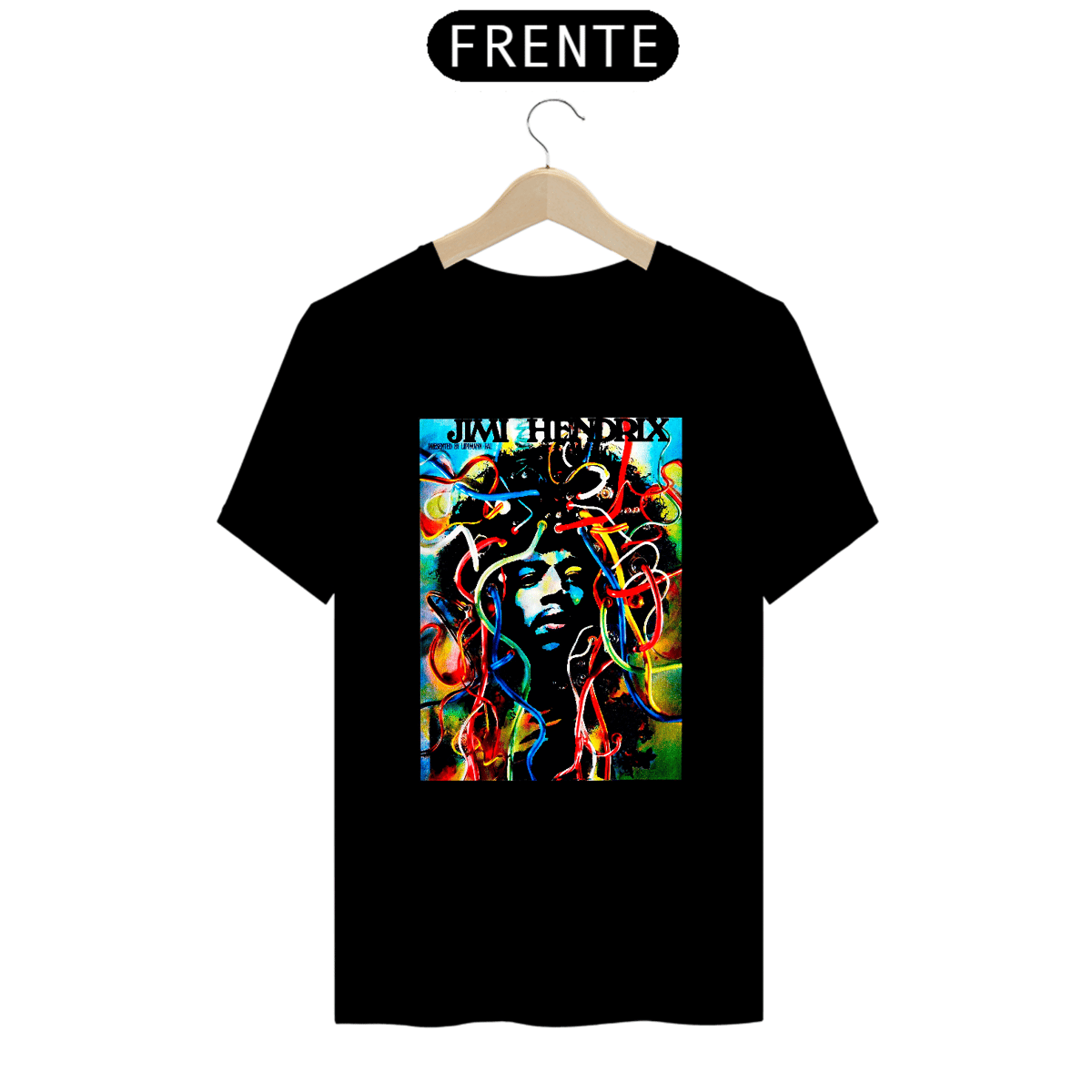 Nome do produto: Camiseta Jimi Hendrix Experience 1969 - 100% algodão Prime  