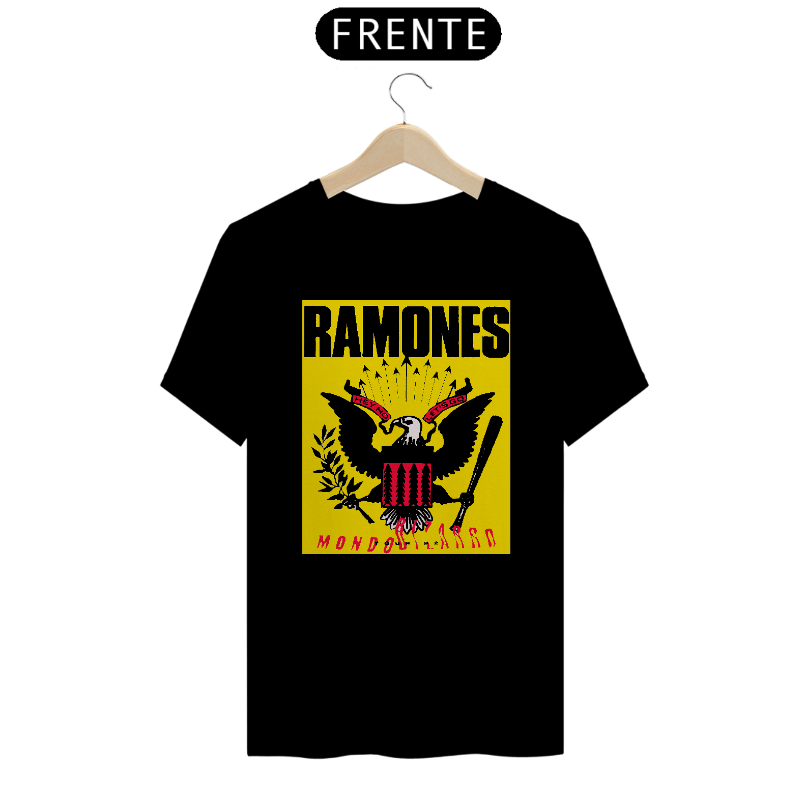 Camiseta Ramones Rockaway Beach Vintage Algodão Prime | INK Art
