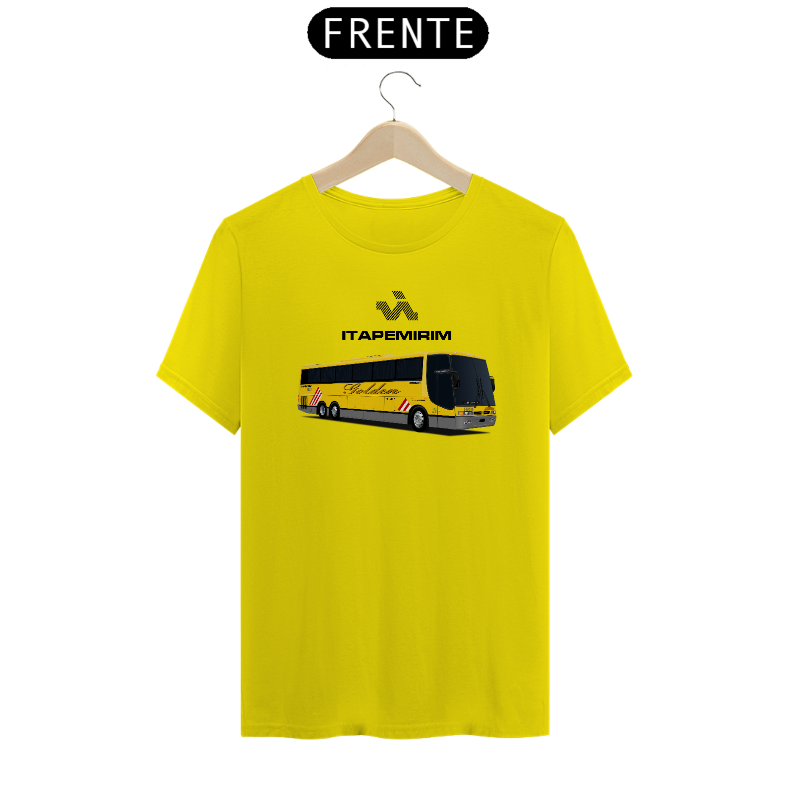 CAMISETA VIAÇÃO ITAPEMIRIM BUSSCAR VISSTA BUSS GOLDEN 