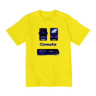 Nome do produto CAMISETA INFANTIL VIAÇÃO COMETA DOUBLE DECKER BUSSCAR
