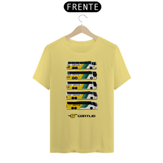 Nome do produto CAMISETA EVOLUÇÃO FROTA DE ÔNIBUS GONTIJO MALHA PREMIUM