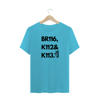 Nome do produto CAMISETA MASCULINA BR116, K112 e K113 SCANIA
