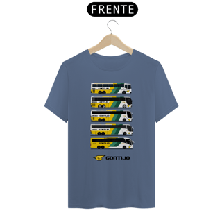 Nome do produto CAMISETA EVOLUÇÃO FROTA DE ÔNIBUS GONTIJO MALHA PREMIUM