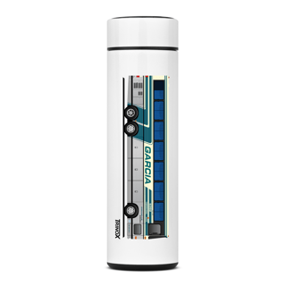 Nome do produto GARRAFA TÉRMICA QUENTE/FRIO 400ML EM AÇO INOX ÔNIBUS TRINOX VIAÇÃO GARCIA 