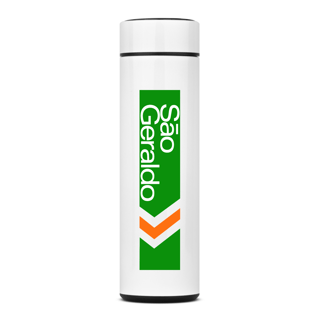 Nome do produto GARRAFA TÉRMICA VIAÇÃO SÃO GERALDO LOGOTIPO