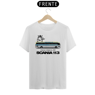 Nome do produto CAMISETA ÔNIBUS COMETA O REI DAS ESTRADAS FLECHA AZUL SCANIA 113