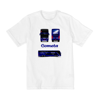 Nome do produto CAMISETA INFANTIL VIAÇÃO COMETA DOUBLE DECKER BUSSCAR