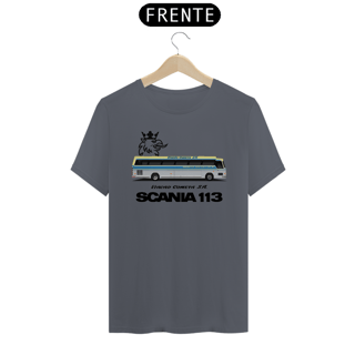 Nome do produto CAMISETA ÔNIBUS COMETA O REI DAS ESTRADAS FLECHA AZUL SCANIA 113