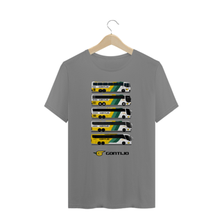 Nome do produto CAMISETA ÔNIBUS GONTIJO A EVOLUÇÃO DOS MODELOS PLUS SIZE