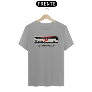 Nome do produto CAMISETA ÔNIBUS VIAÇÃO PRESIDENTE MASCARELLO ROMA R6 