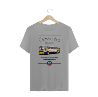 Nome do produto CAMISETA MASCULINA VIAÇÃO OURO E PRATA - MARCOPOLO 3 SCANIA BR 116