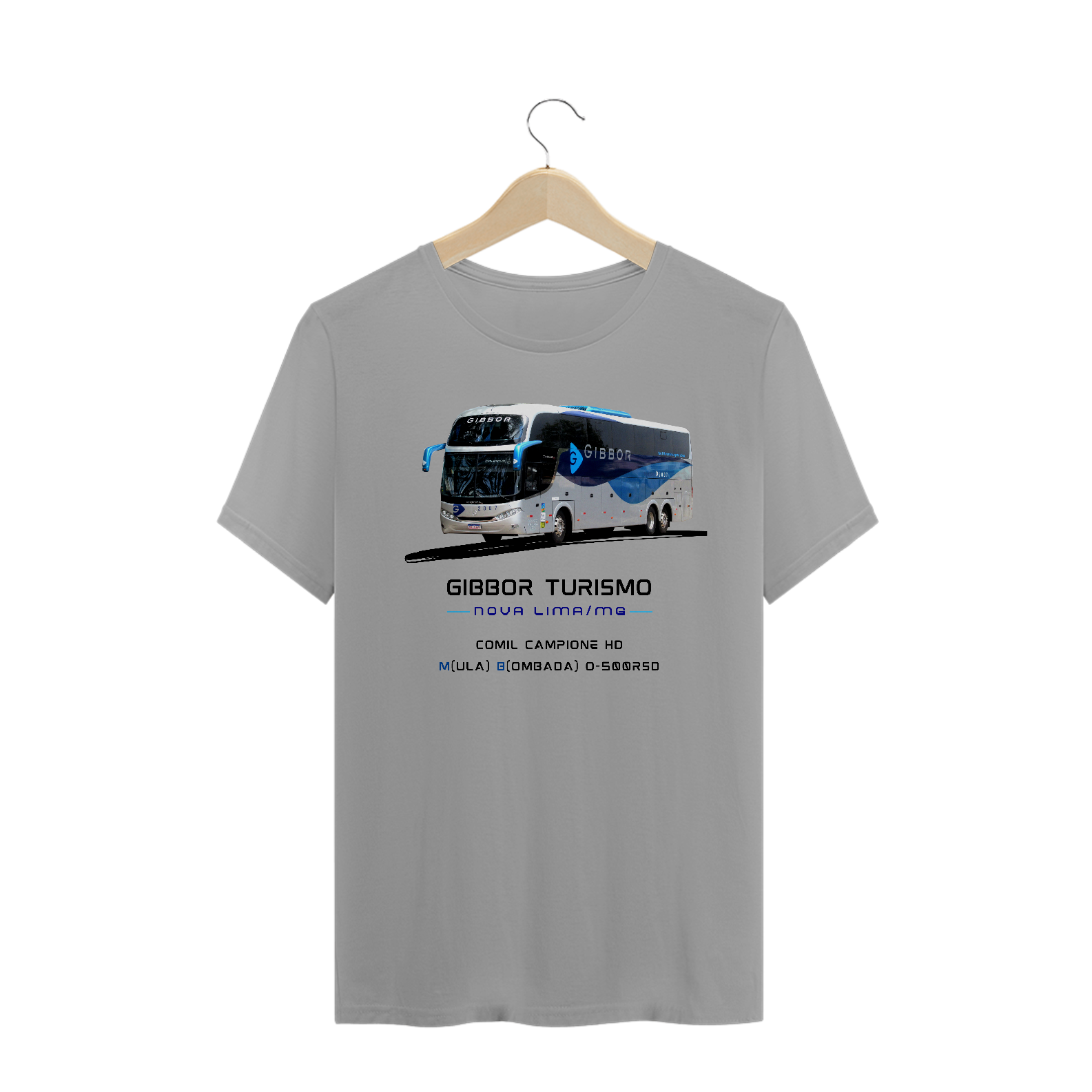 CAMISETA MASC GIBBOR TURISMO COMIL HD