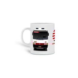 Nome do produto Caneca Ônibus Pássaro Marron para Motorista de Ônibus - Presente Exclusivo 