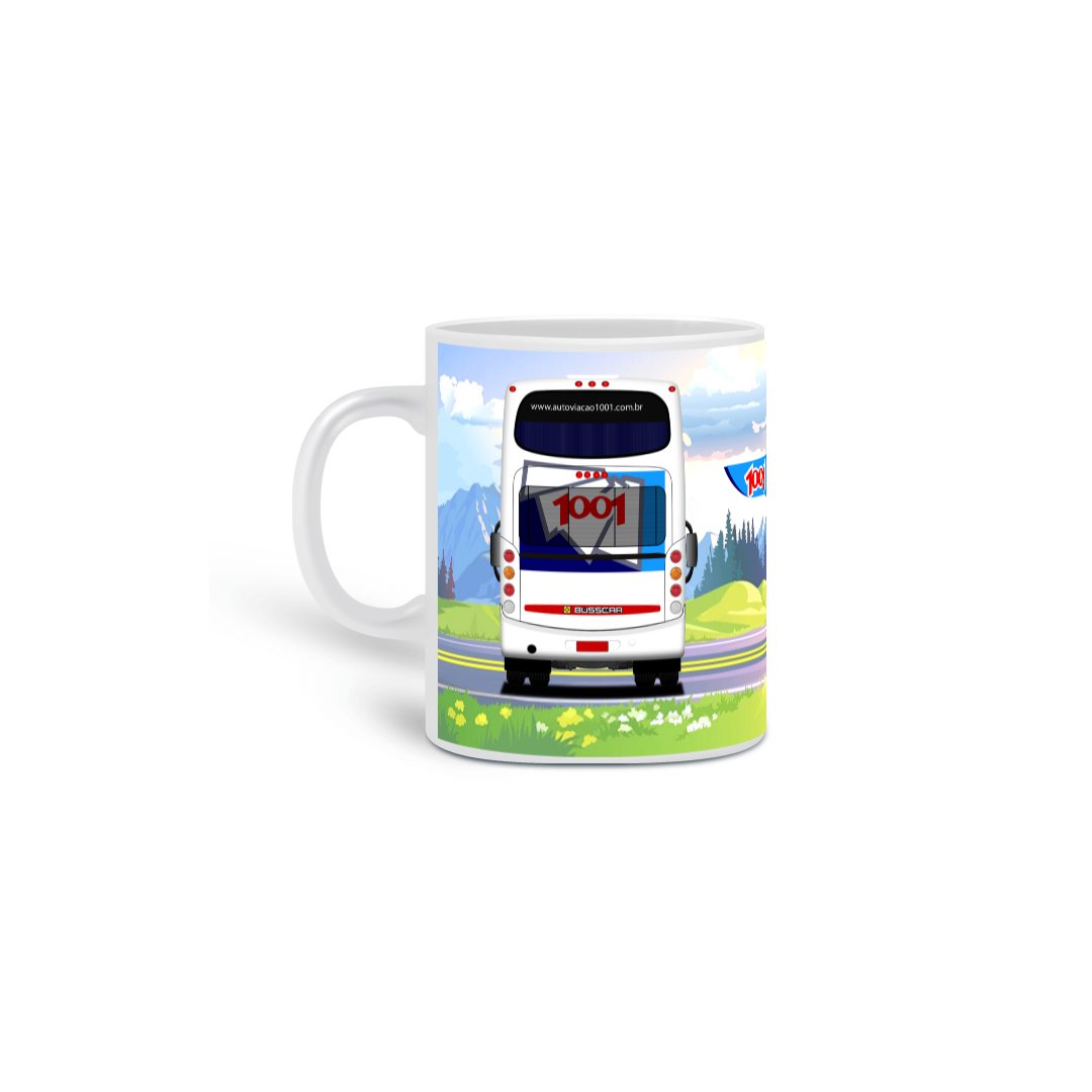 Nome do produto: CANECA AUTO VIAÇÃO 1001 BUSSCAR PANORÂMICO DD