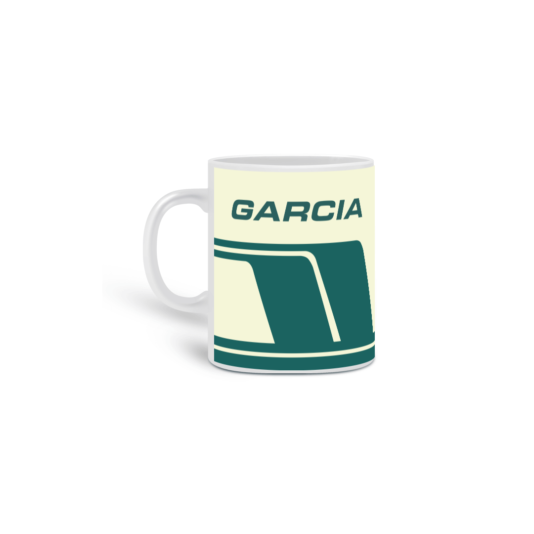 Nome do produto: CANECA VIAÇÃO GARCIA RETRÔ COM DESENHO BUSSCAR