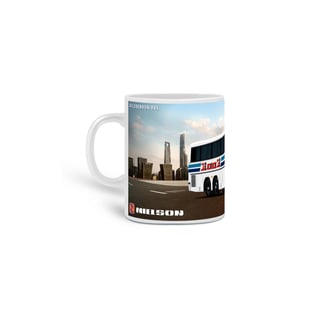 Nome do produto CANECA ÔNIBUS AUTO VIAÇÃO 1001 NIELSON DIPLOMATA 3D HD