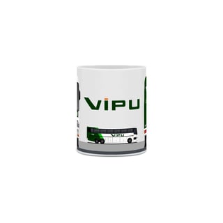 Nome do produto CANECA ÔNIBUS VIPU VIAÇÃO IPU FORTALEZA CEARÁ COBRASMA 