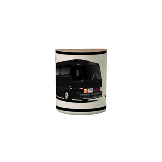 Nome do produto CANECA MÁGICA VOCÊ SERÁ PAI  ÔNIBUS FLECHA AZUL BLACK