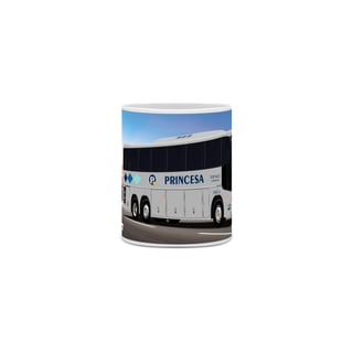 Nome do produto CANECA RETRÔ ÔNIBUS PRINCESA DO NORTE MARCOPOLO PARADISO GV 1150