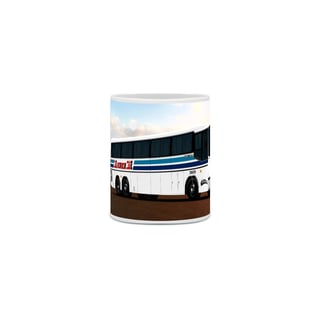 Nome do produto CANECA ÔNIBUS AUTO VIAÇÃO 1001 NIELSON DIPLOMATA 3D HD