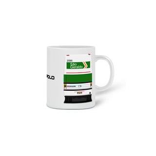 Nome do produto CANECA ÔNIBUS VIAÇÃO SÃO GERALDO MARCOPOLO VIAGGIO GV 1000 