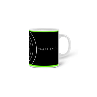 Nome do produto CANECA VIAÇÃO GARCIA FUNDO PRETO