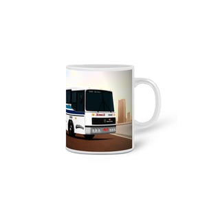 Nome do produto CANECA ÔNIBUS AUTO VIAÇÃO 1001 NIELSON DIPLOMATA 3D HD