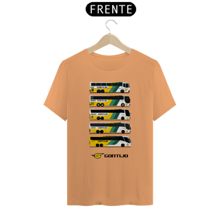Nome do produto CAMISETA EVOLUÇÃO FROTA DE ÔNIBUS GONTIJO MALHA PREMIUM