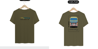 Nome do produto CAMISETA FRENTE E COSTAS VIAÇÃO COMETA CMA FLECHA AZUL