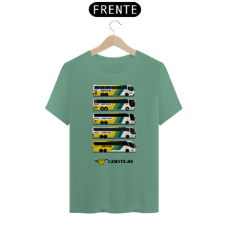 Nome do produto CAMISETA EVOLUÇÃO FROTA DE ÔNIBUS GONTIJO MALHA PREMIUM