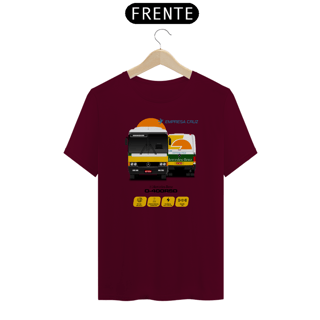 Nome do produto CAMISETA ÔNIBUS EMPRESA CRUZ MONOBLOCO O-400RSD 